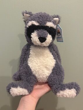 Jellycat Rafferty Raccoon BNWT ✨ Rare & Retired - Authentic - FAST SHIPPING!